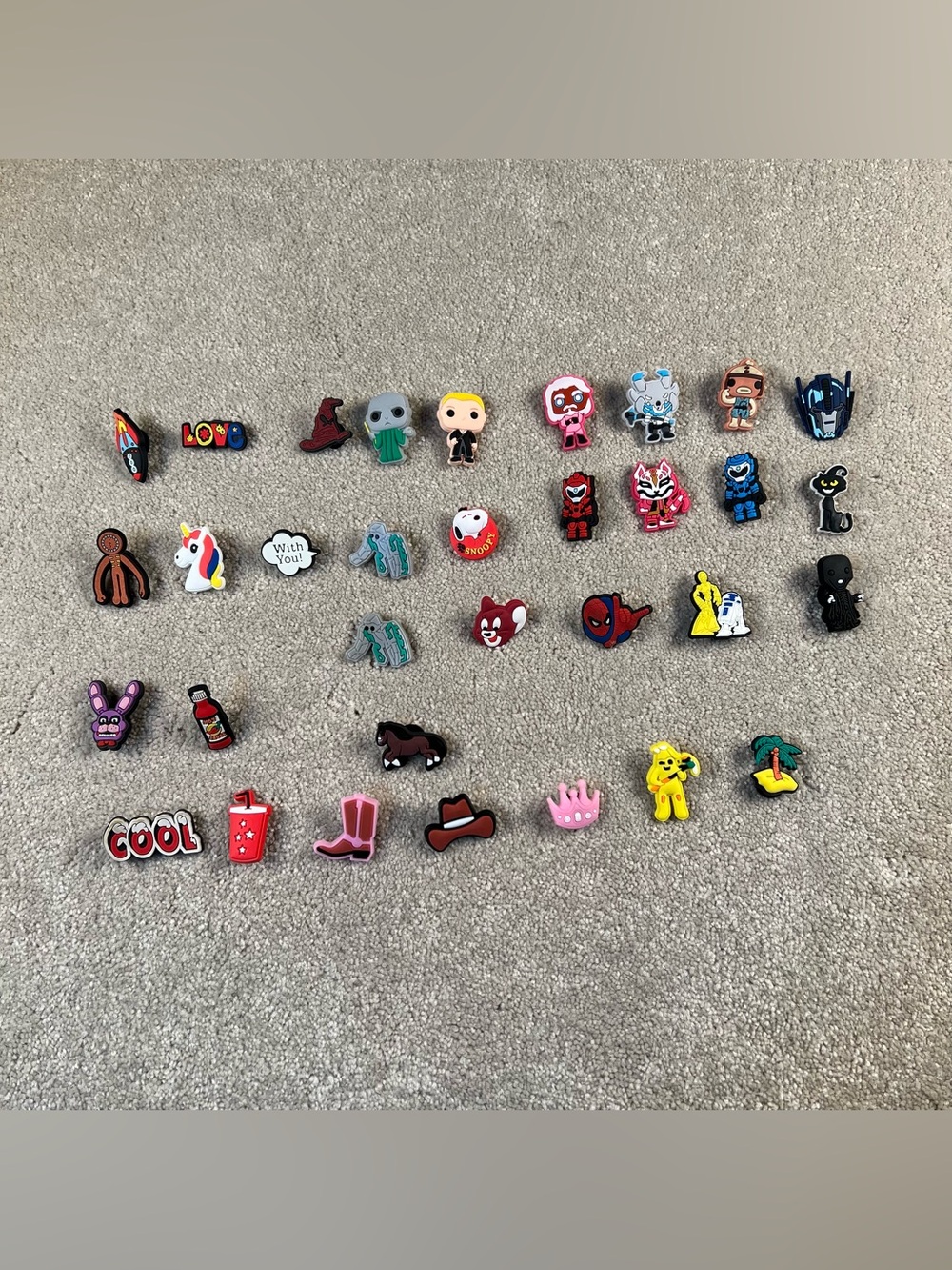 Shoe Charms Miscellaneous Lot of 33